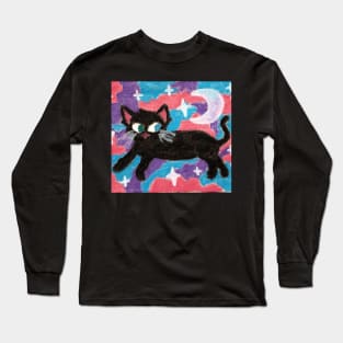 Galaxy Kitty Long Sleeve T-Shirt